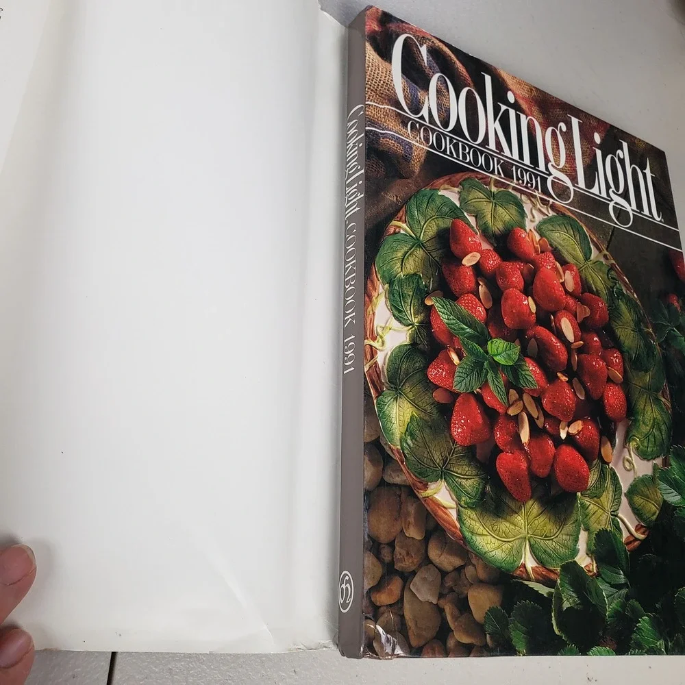 Cooking Light Cookbook 1991 Hardcover Oxmoor House Healthy Recipes Vintage 90s
